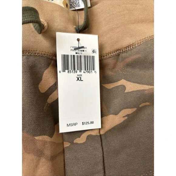 Polo Ralph Lauren Fleece Jogger Pants Denim & Supply Brown Camo Men Size XL NWT